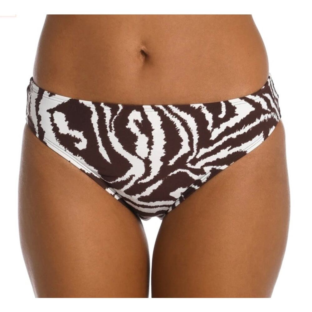 La Blanca Fierce Lines Hipster Bikini Bottom 14 NWT